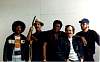 Chicago Blues Giants, France, July, 1981; Merle perkins, Melvin Taylor, Eddie Shaw, Harlan Terson, Ken Saydak