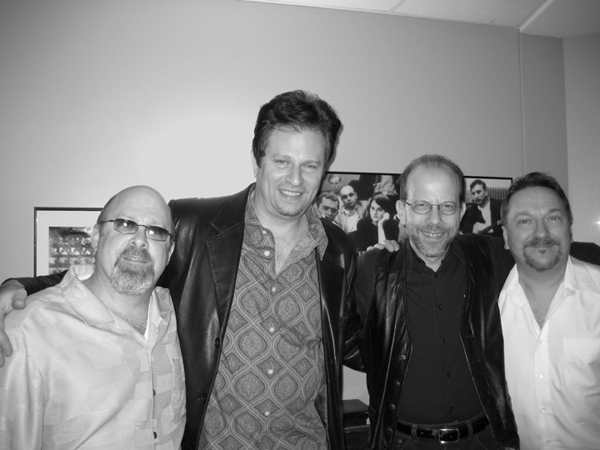 Harlan Terson's Chicago Blues All-Stars, Allen Toussaint Show, Old Town School Of Folk Music, Chicago, February 8, 2008; Marty Binder, Dave Specter, Harlan Terson, Mark Wydra