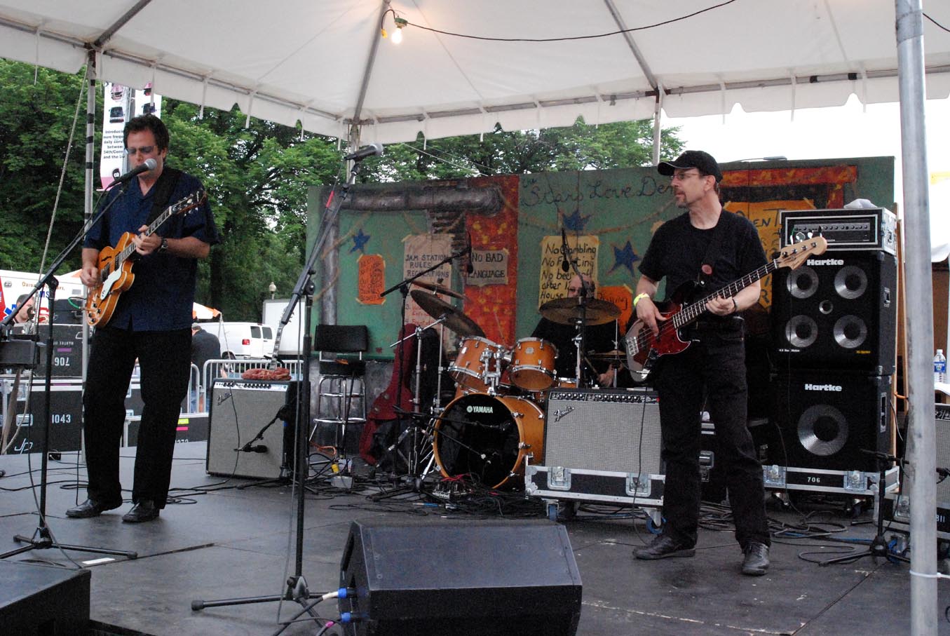 Chicago Blues Festival, 2007; Dave Specter, Marty Binder, Harlan Terson