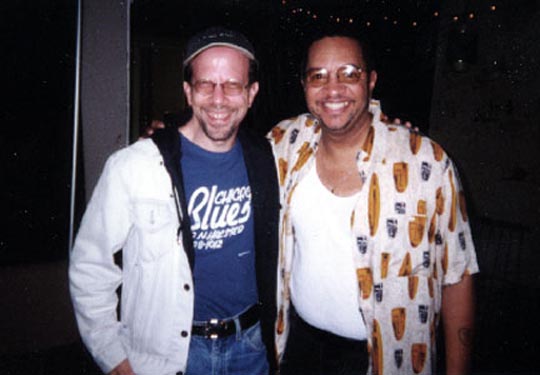 With George Porter Jr., New Orleans, 2001