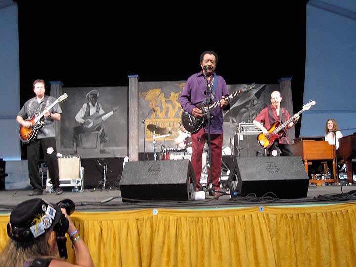 New Orleans Jazz & Heritage Festival, 2010; Dave Specter, Mike Schlick, Jimmy Johnson, Harlan Terson, John Kattke