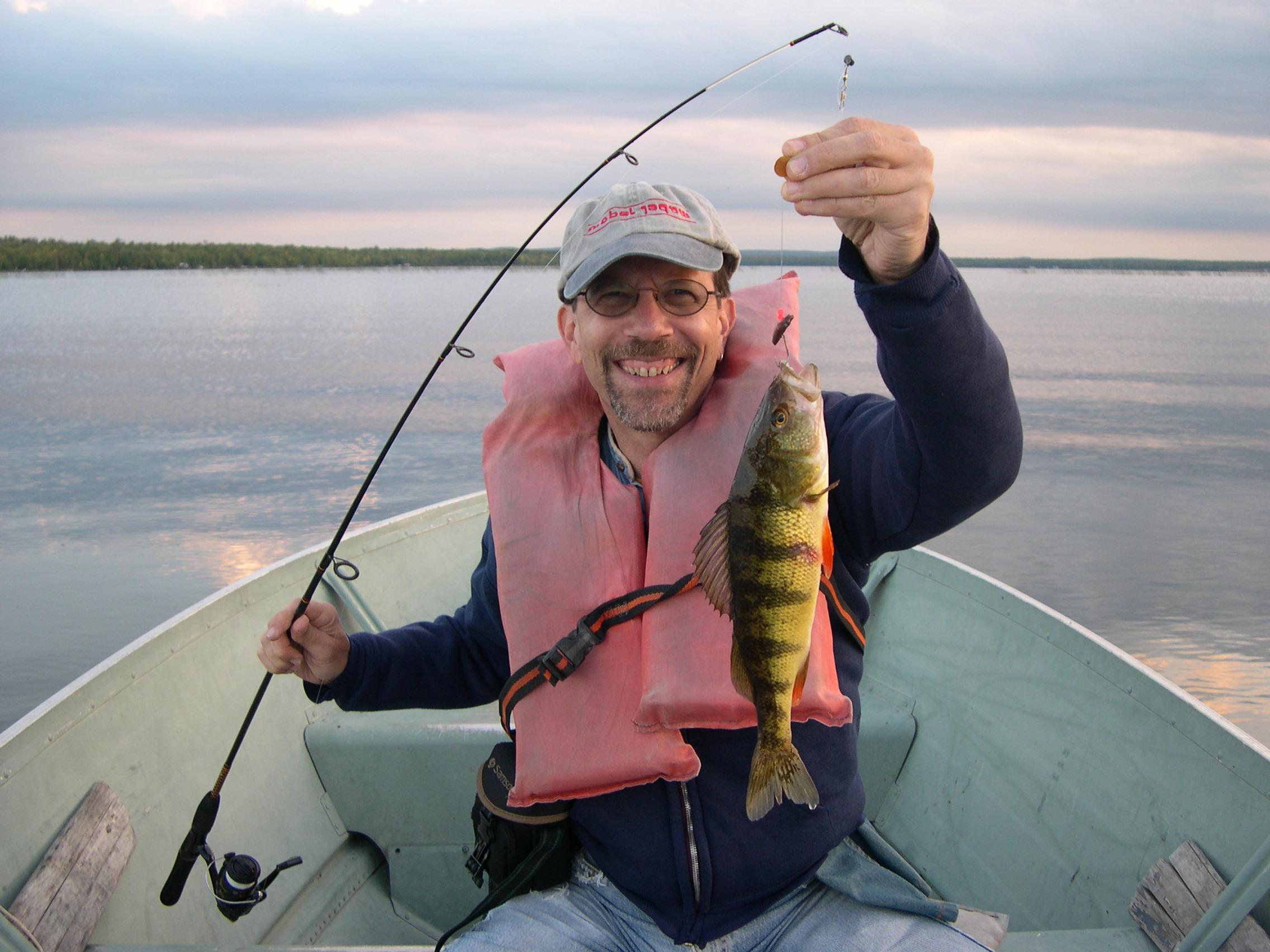 Nice perch, Lake Gogebic, Michigan, 2007