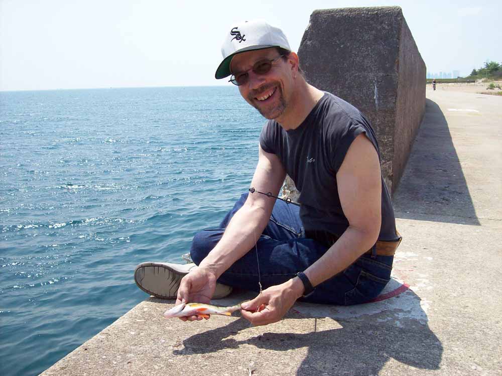 Enormous perch, Montrose Harbor, 2007