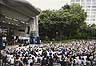 Audience at Hibaya Outdoor Theatre, Tokyo, Japan Blues Carnival, May 27, 2001