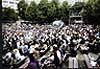 Audience at Hibaya Outdoor Theatre, Tokyo, Japan Blues Carnival, May 27, 2001