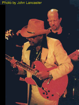 Otis Rush at Tokyo Blue Note, July, 2000; Photo by John Lancaster