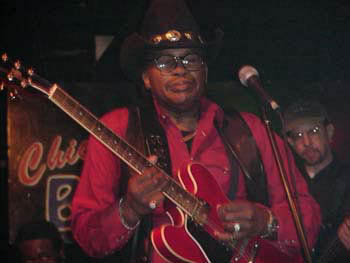 Otis Rush at Chicago Blues in New York City, September, 2000; Photo by Masaki Rush
