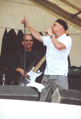 Notodden Blues Festival, August, 2000; Harlan Terson, Tad Robinson; Photo by Art Tipaldi